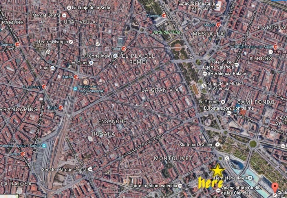 En La Ciudad De Ciencias Vakantiehuis Valencia